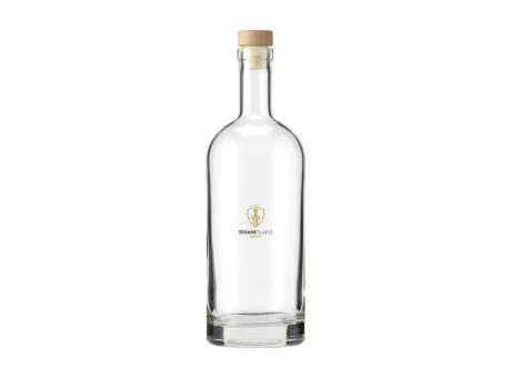 Helsinki Water Bottle Wooden Cork Stopper 1L Werbeartikel