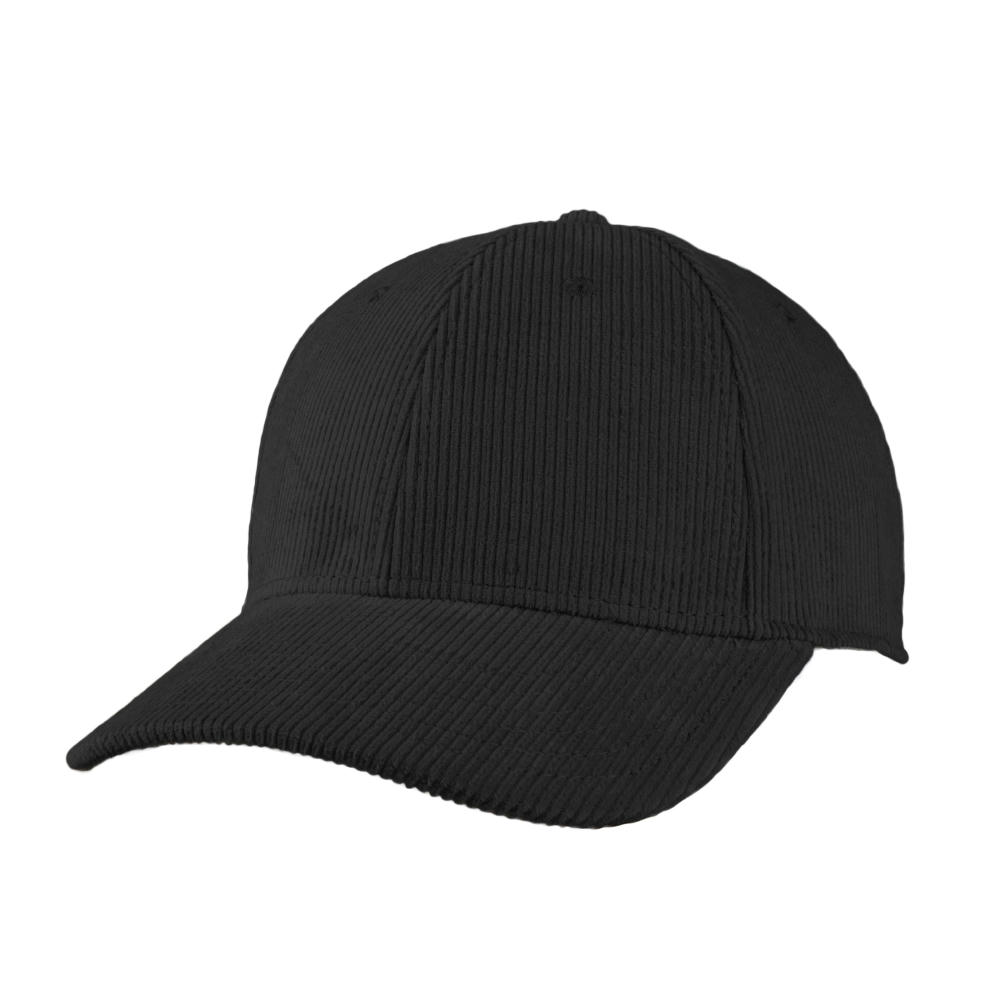 Luxury Fine Rib Cap Schwarz Werbeartikel