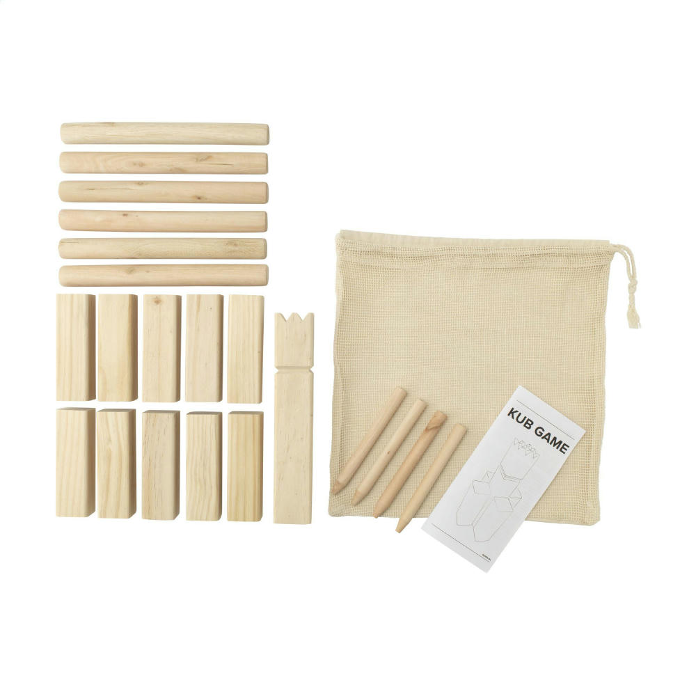 Kingdom Kubb Outdoor Game Spiel Werbeartikel