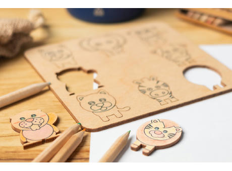 Mal- und Formspiel Matchmor Werbeartikel