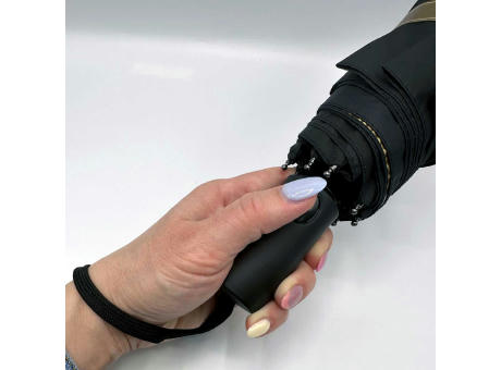 Taschenschirm BLACK EDITION, inkl. 4c Digitaltransferdruck Werbeartikel