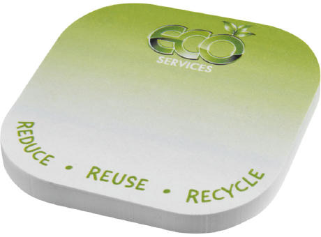 Product image Sticky-Mate® recycelte Haftnotizen mit runden Ecken Werbeartikel