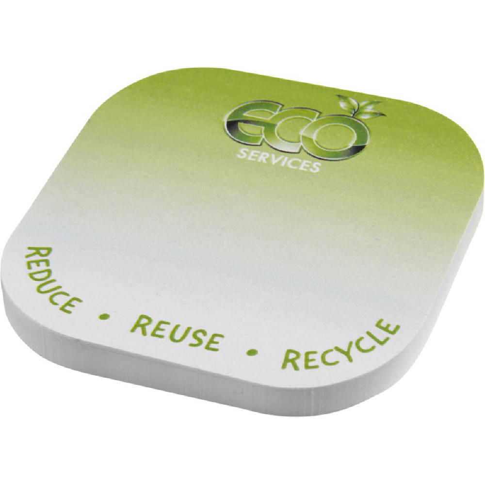 Product image Sticky-Mate® recycelte Haftnotizen mit runden Ecken Werbeartikel