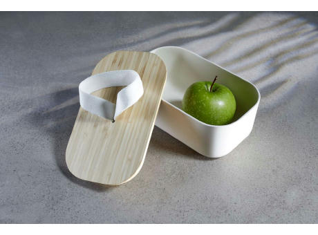 Product image Ökologische Lunchbox aus recyclebarem PLA mit Bambusdeckel Werbeartikel