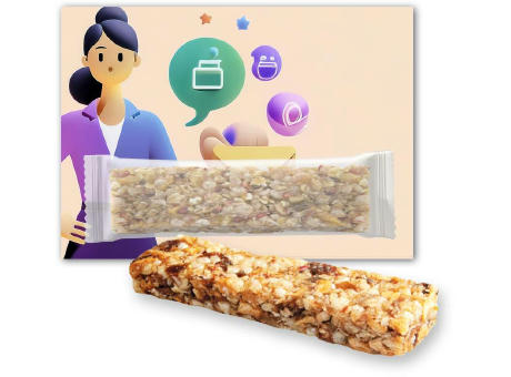 Product image Müsliriegel Multikorn-Apfel, ca. 25g, Werbekarte Werbeartikel