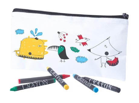 Stiftetasche zum Ausmalen Willems Werbeartikel