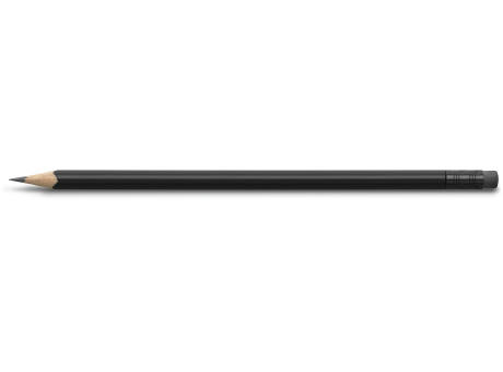 Product image Bleistifte schwarz mit Radiertip Werbeartikel