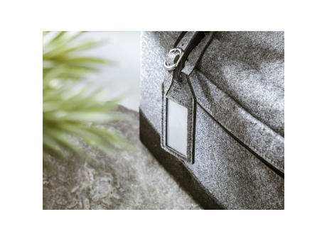 RPET Felt GRS Luggage Tag Gepäckanhänger bedrucken