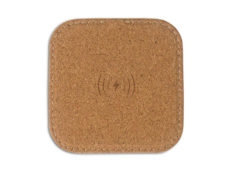 Product image Square cork Wireless charger 5W Werbeartikel