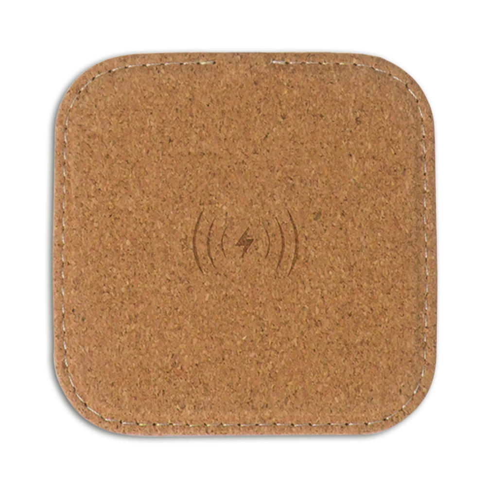 Product image Square cork Wireless charger 5W Werbeartikel