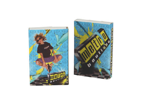 Streichholzschachtel mit 25 Streichhölzern MATTES Finish und 4-c-Druck Werbeartikel