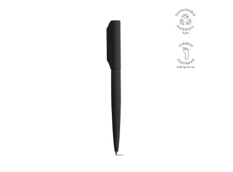 Rabelais Kugelschreiber recy. Aluminium Schwarz Mine bedrucken