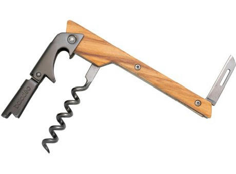 Product image Kellnermesser 'Stavanger', Doppelhebel, Olivenholz Werbeartikel