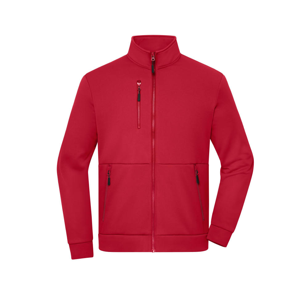 Workwear Fleece Jacket - Elastische Fleecejacke mit Stehkragen Werbeartikel