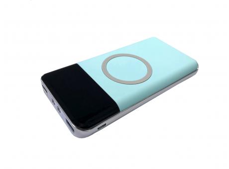 Product image Powerbank PB-49 QI Wireless Charging 10000 mAh Schwarz bedrucken