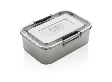 Auslaufsichere Lunchbox aus RCS recyceltem Stainless Steel Werbeartikel