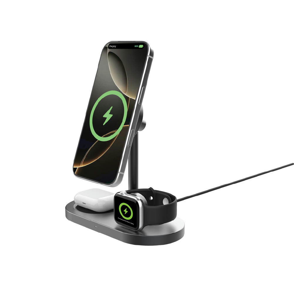 Quantum Ultra-Fast RCS 25W magnetischer Desk-Charger Werbeartikel