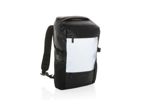 PU-Easy-Access High-Visibility 15.6" Laptop-Rucksack bedrucken