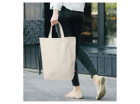 SYDNEY - Schwere Baumwolltasche mit kurzen Henkeln bedrucken