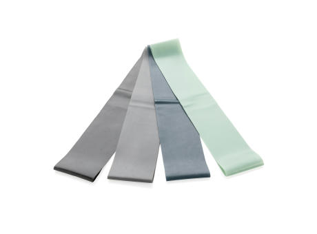 Product image 4-tlg. Set Fitnessbänder im Etui bedrucken