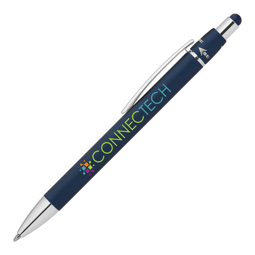 Orbit Spinner Chrome Metall Kugelschreiber - m/Stylus Werbeartikel