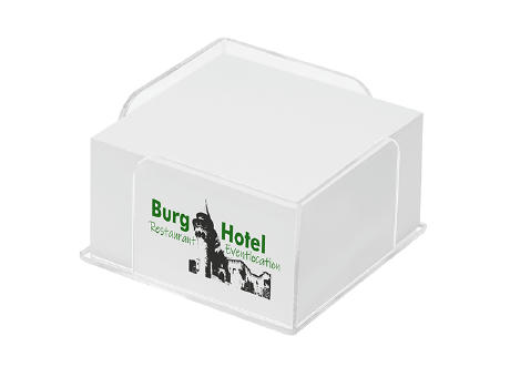 Zettelbox "Omega" bedrucken