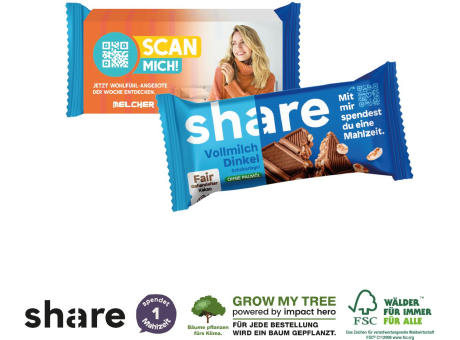 SHARE SCHOKORIEGEL Werbeartikel