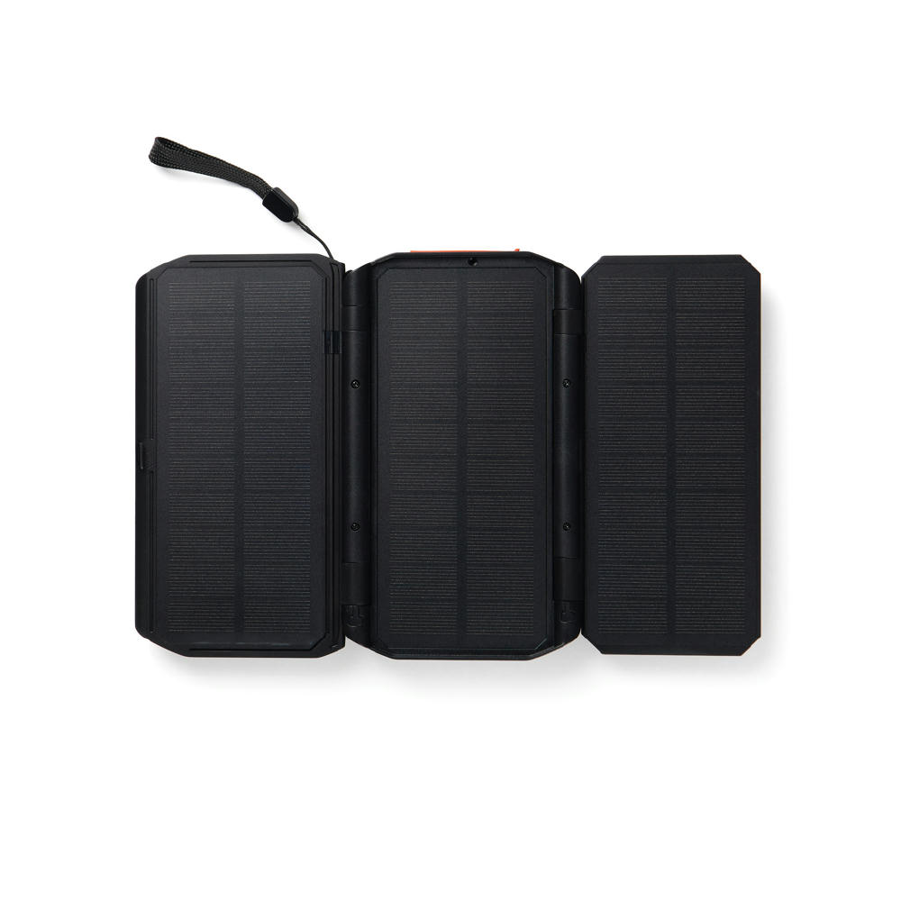 Nordic Drift Titan 10.000mAh Solar Powerbank with 3 Panels Werbeartikel