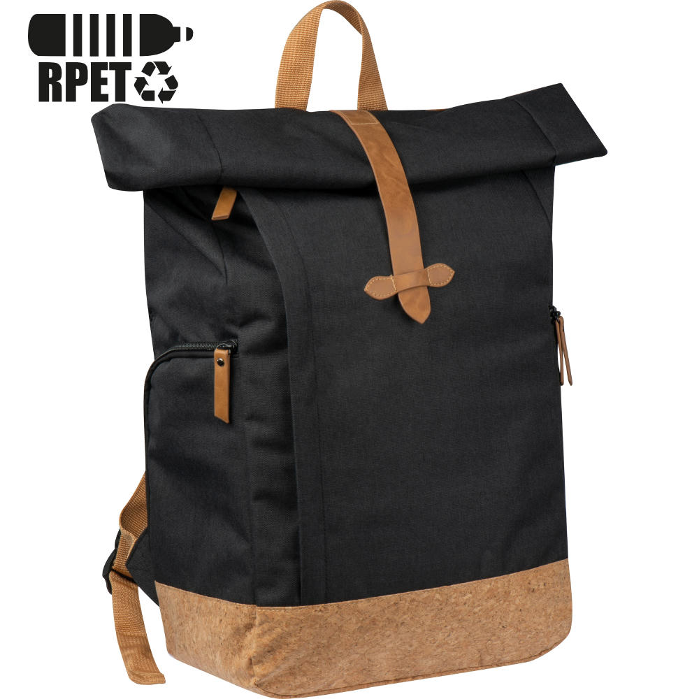 Product image RPET Rucksack mit Korkboden Werbeartikel