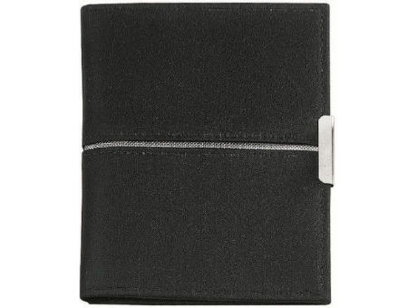Product image CreativDesign® Ausweistasche "SilverPaper" schwarz bedrucken