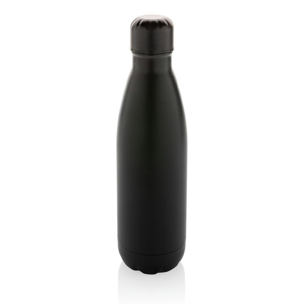Eureka einwandige Wasserflasche aus RCS rec. Stainless-Steel Werbeartikel
