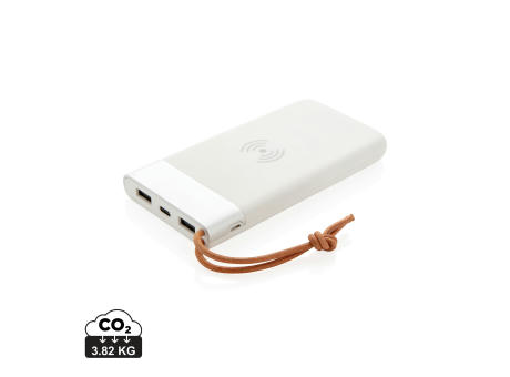 Aria 8.000 mAh 5W Wireless Charging Powerbank bedrucken