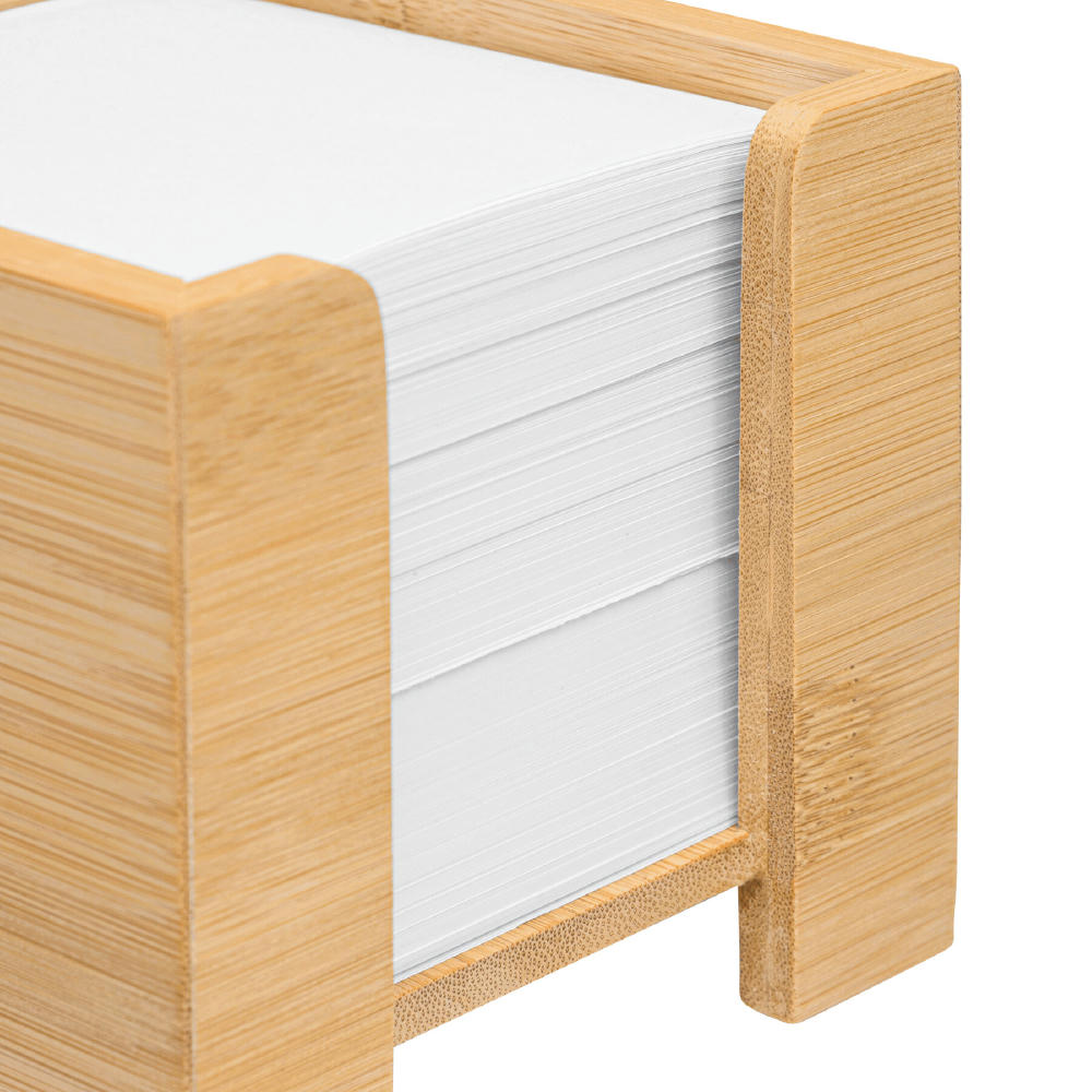 NEVER FORGET BAMBOO - Zettelbox Werbeartikel