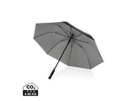 27" Impact AWARE™ RPET 190T Pongee Bi-Color Auto-Open-Schirm Werbeartikel