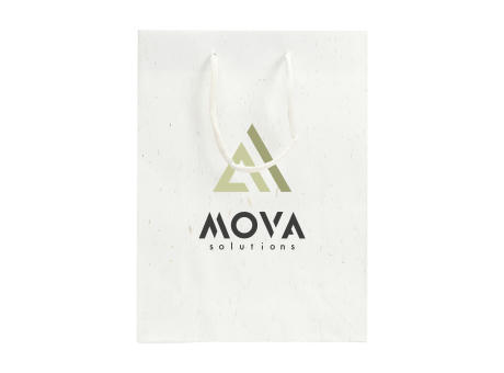 Leaf It Bag recycelt mit Strohfasern (180 g/m²) M bedrucken