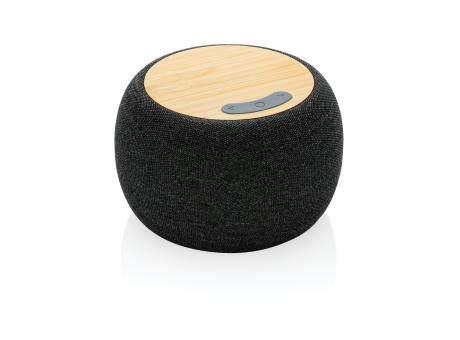 5W Lautsprecher aus RCS rPlastik/PET & Bambus Werbeartikel