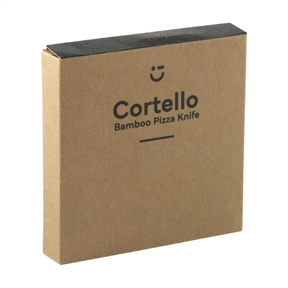 Cortello Bamboo Pizza Cutter Pizzamesser Werbeartikel