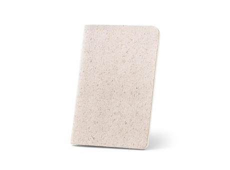 Product image ORGANIC SOFT. Notizbuch A6 mit flexiblem Cover aus Elefantendung (80%) Werbeartikel