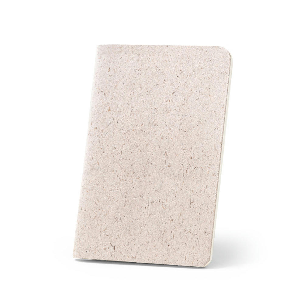 Product image ORGANIC SOFT. Notizbuch A6 mit flexiblem Cover aus Elefantendung (80%) Werbeartikel