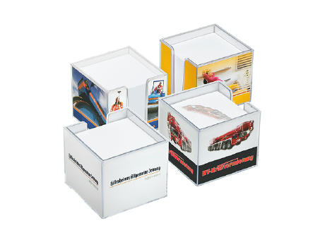 Zettelbox "Sigma", doppelwandig bedrucken