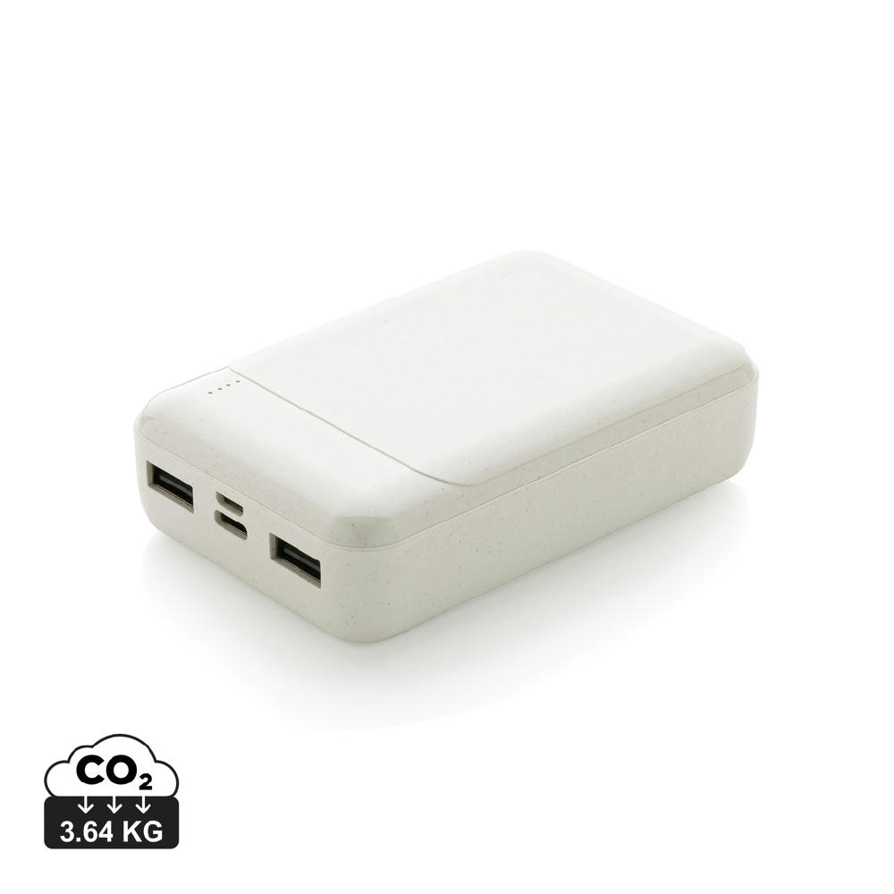 Product image 10.000 mAh Powerbank aus RCS Standard recyceltem Kunststoff Werbeartikel
