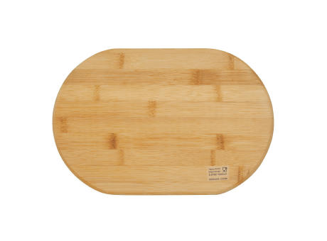 BAMBOO-ROUND - Schneidebrett Werbeartikel