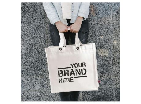Product image MACAU - Schwere Baumwolltasche mit kurzen Henkeln Werbeartikel