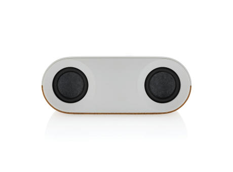 Oregon 10W Lautsprecher aus RCS recyc. Kunststoff und Kork Werbeartikel