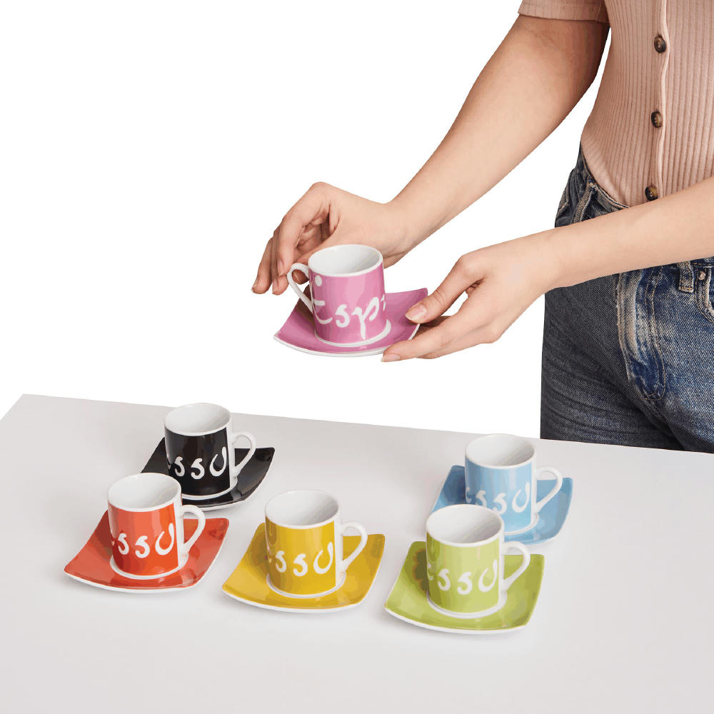 LA DOLCE VITA - Espressotassen-Set Werbeartikel