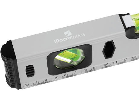 Aluminium-Wasserwaage "Profi Level 300 grau" Werbeartikel