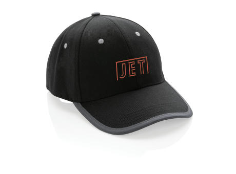 Impact AWARE™ 280gr Brushed rCotton 6 Panel Kontrast-Cap Werbeartikel