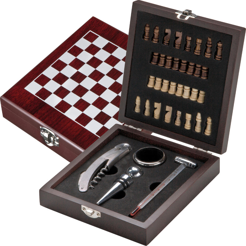Schach Weinset San Gimignano Werbeartikel