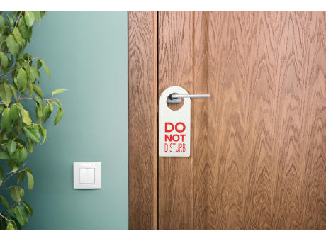 Individueller Tür-Aufhänger Disturb bedrucken