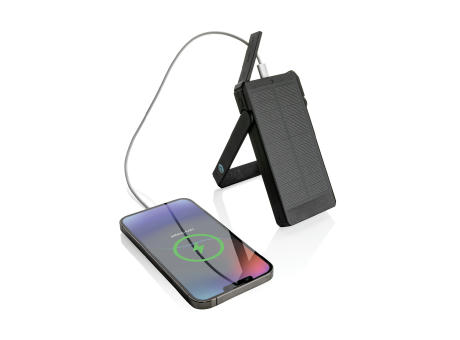 Skywave 10000mAh Solarpowerbank aus RCS recycelt. Kunststoff bedrucken
